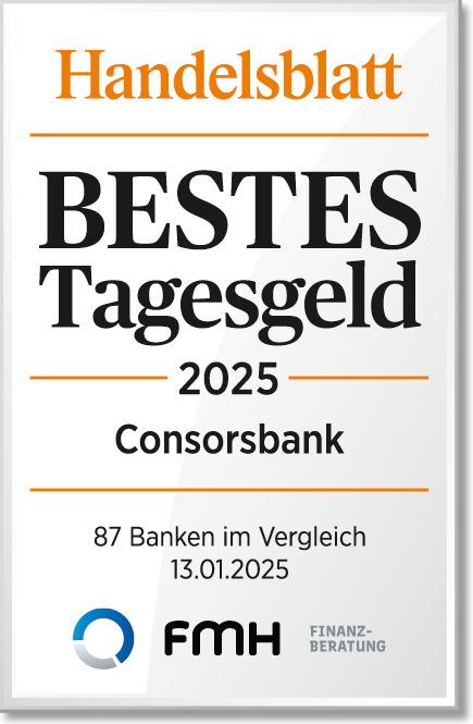 TOP Tagesgeld und Festgeld in 2025